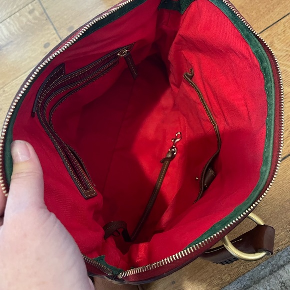 Dooney & Burke Florentine Domed Buckle Satchel - Picture 5 of 9